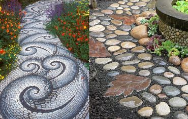 Оформление садовых дорожек